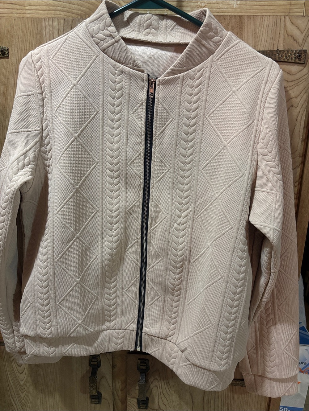 Women’s Long Sleeve Tan Jacket size Medium